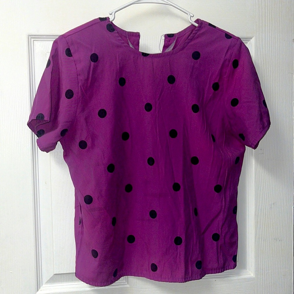 Vintage Polka Dot Top
